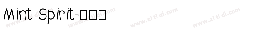 Mint Spirit字体转换
